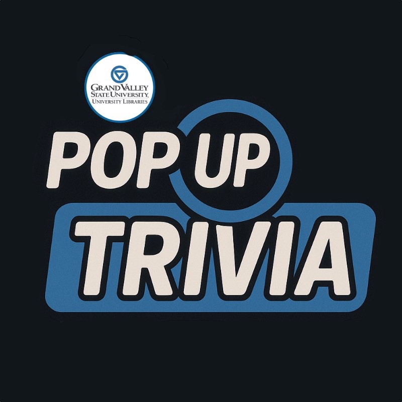 Pop Up Pop Culture Trivia in the Library